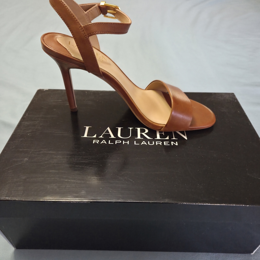 Lauren Ralph Lauren Women's Brown Heeled Sandals
